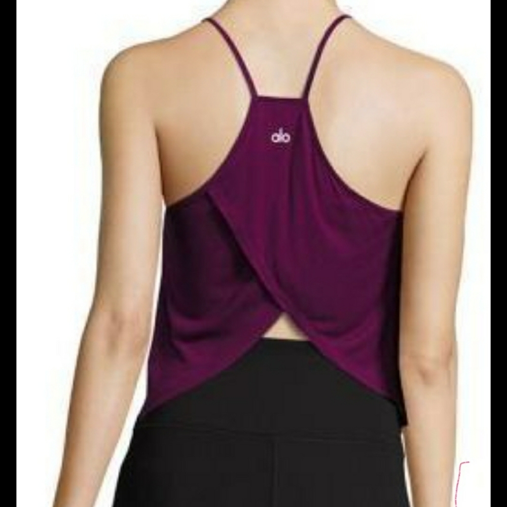 Alo jasana purple tank